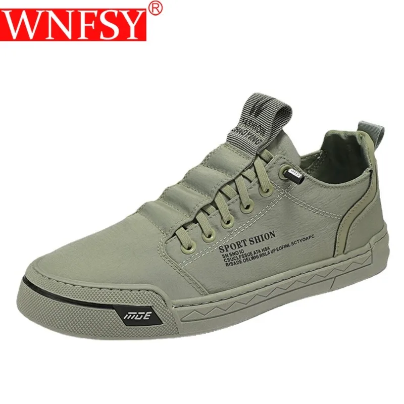 

Wnfsy Men's Casual Sneakers Outdoor Canvas Walking Shoes Loafers Comfortable Male Footwear Large Size Tenis Hombres Zapatillas
