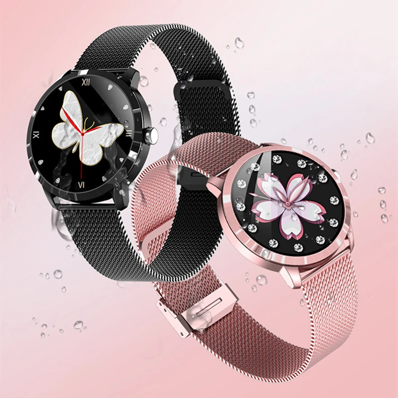 

Gold 2022 New Women Smart Watch Men 1.09‘’ Full Touch Screen Sport Fitness Watch Heart Rate Blood Pressure Monitoring Smartwatch