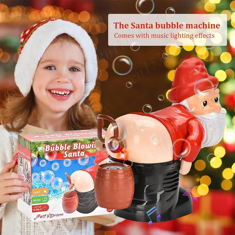 Автоматическая игрушка для нагнетания пузырей Рождественский Санта-Клаус