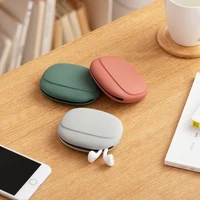 silica gel earphone storage bag portable small change mini pouch tote bags pochette home accessories bedroom items maison gadget