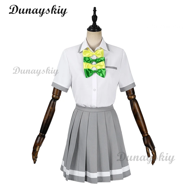 Аниме Makeine слишком много потеряющихся героев Анна янами Косплей Костюм Чика