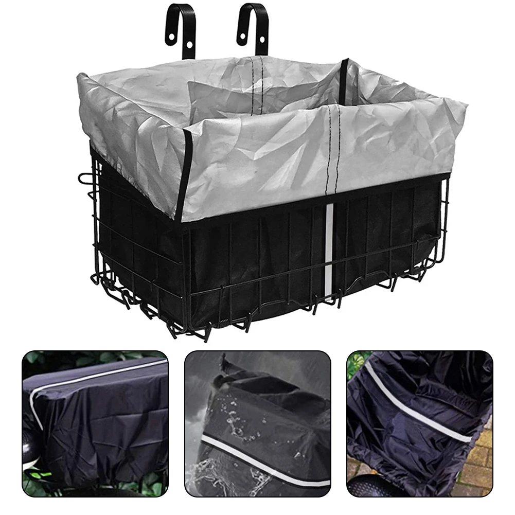 

Bicycle Basket Liner Equipment Lightweight Multifunctional Outdoor Waterproof 210D Oxford Cloth Easy To Install