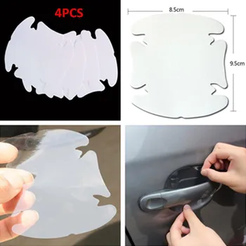 Car Stickers Anti Scratch Car Door Handle Invisible Protector Automobiles Handle Protection Film Styling Exterior Accessorie 6