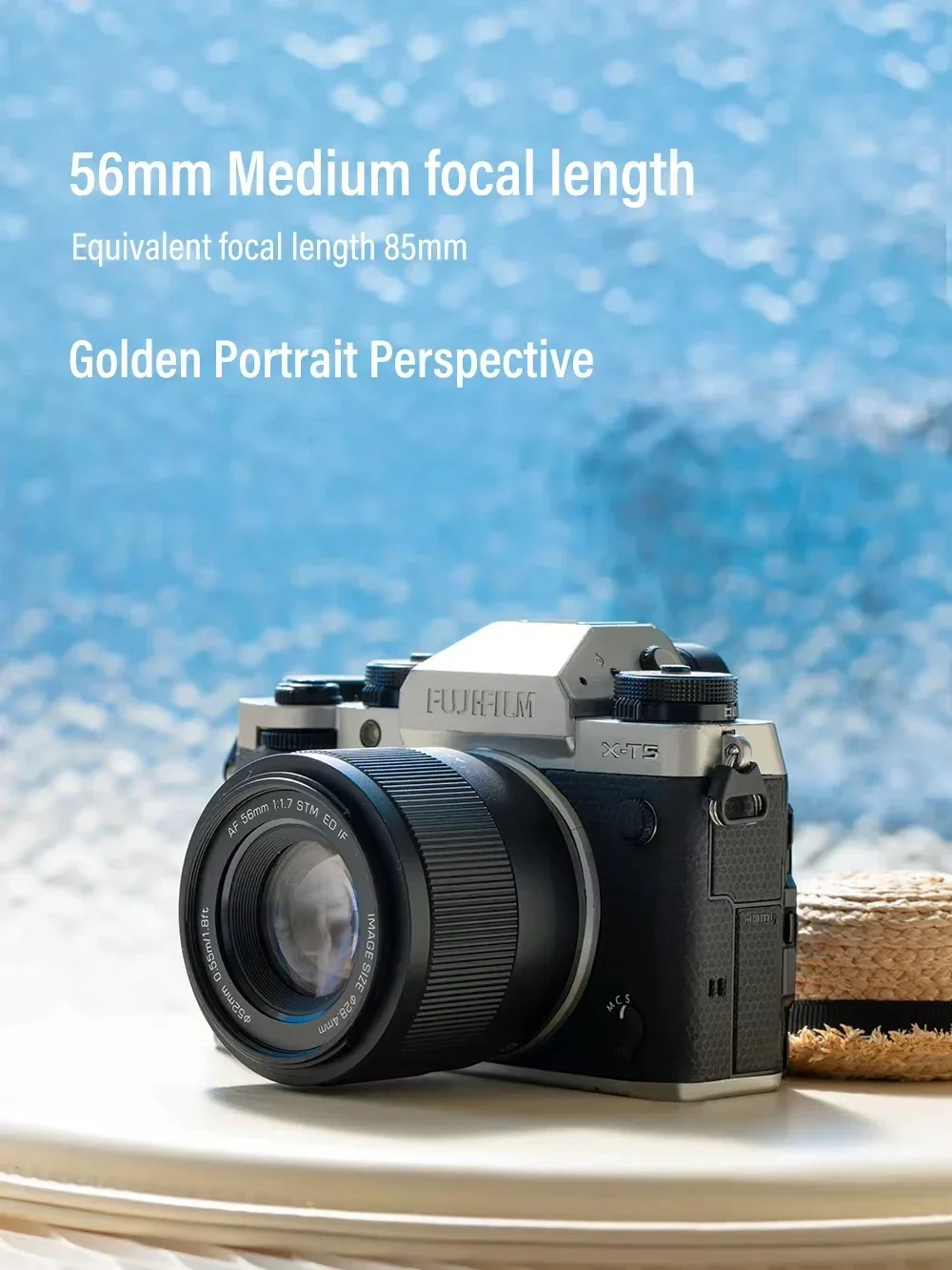 Объектив VILTROX AF 56 мм F1.7 APS-C с автофокусом и большой диафрагмой для камеры Fujifilm XF Sony