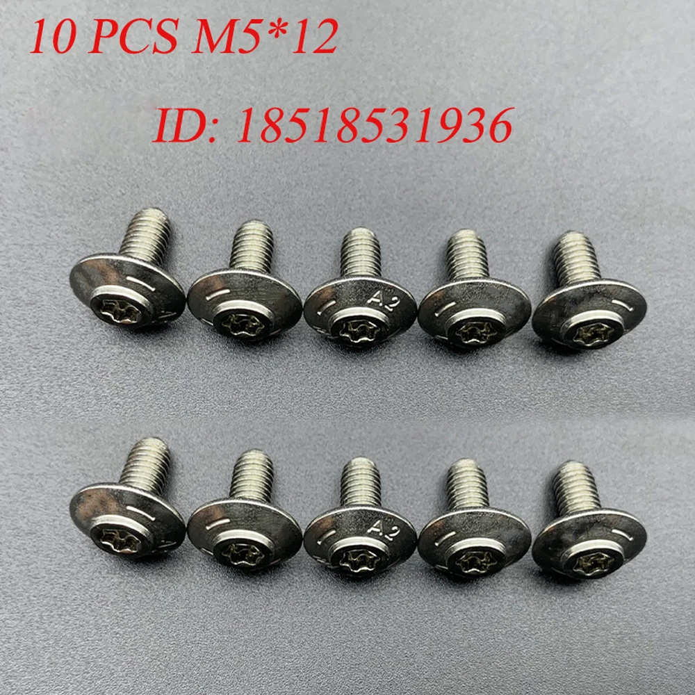 Фото Для R1250GS ADV, R1200GS LC, R1200RT, S1000RR, S1000XR, C600, C650GT, F750GS, F850GS, R NINE T, K1600GTL, M5: винты из нержавеющей стали для обтекателей №2