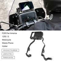 for ra1250 pan america 1250 s 21 motorcycle accessories gps navigation plate bracket windshield stand phone mobile phone holder