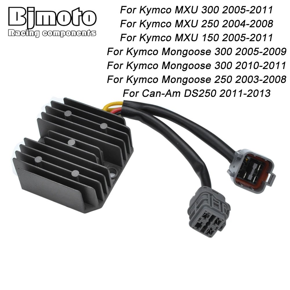 

For Can-Am DS250 2011-2013 Motorcycle Regulator Rectifier For Kymco Mongoose / MXU 300 MXU 150 2005-2011 MXU 250 2004-2008