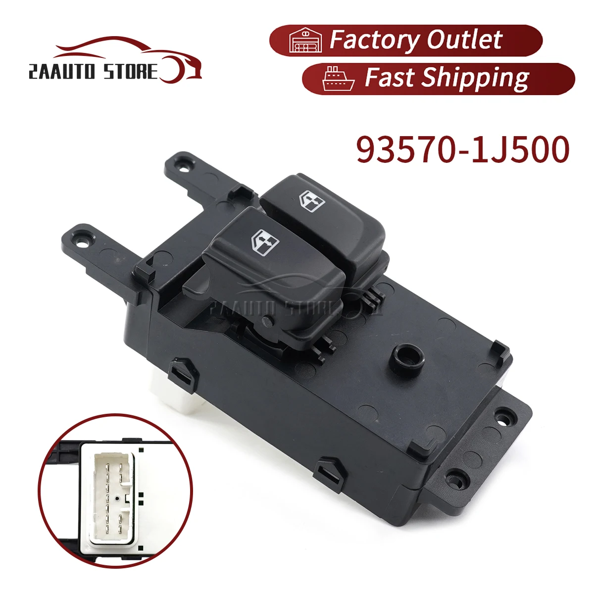 

Переключатель Стеклоподъемника 93570-1J500 для Hyundai i800 i20 2007-2015 H1 iMax Starex, автомобильные запчасти, 11 контактов 935701J500