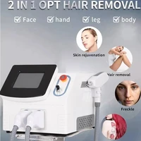 2022 latest 2 in 1 ipl opt elight nd yag laser tattoo removal painless permanent hair removal beauty machine