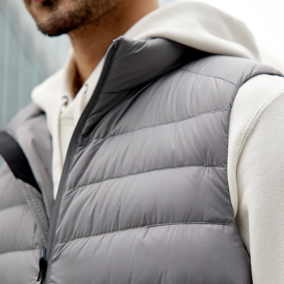 TANBOER Filling Power 600+ Anti-wrinkle Winter Vest Packable 90% Duck Down Sleeveless  Jakcet TF216023