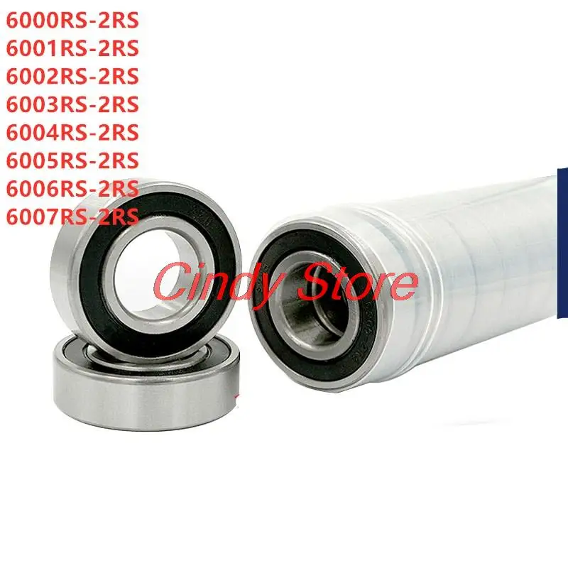 

10pcs 6000RS Deep Groove Ball Rolling Bearings Motor Grade