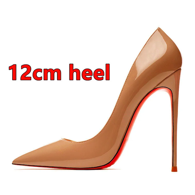 

2022 Brand Pumps So Kate High Heel Shoes 8cm 10cm 12cm Thin Heel Red Heel Sole Women Pointed Toe Shallow Wedding Shoes 45