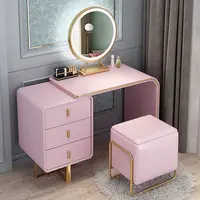 furniture set net celebrity dresser modern bedroom makeup high-end dressing table with drawer mirror storage vanity penteadeira