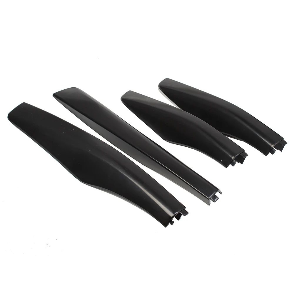 

For Lexus RX350 RX400h RX330 2004 2005 2006 2007 2008 2009 Black ABS Roof Rack Bar Rail End Protection Cover Shell replace 4PCS