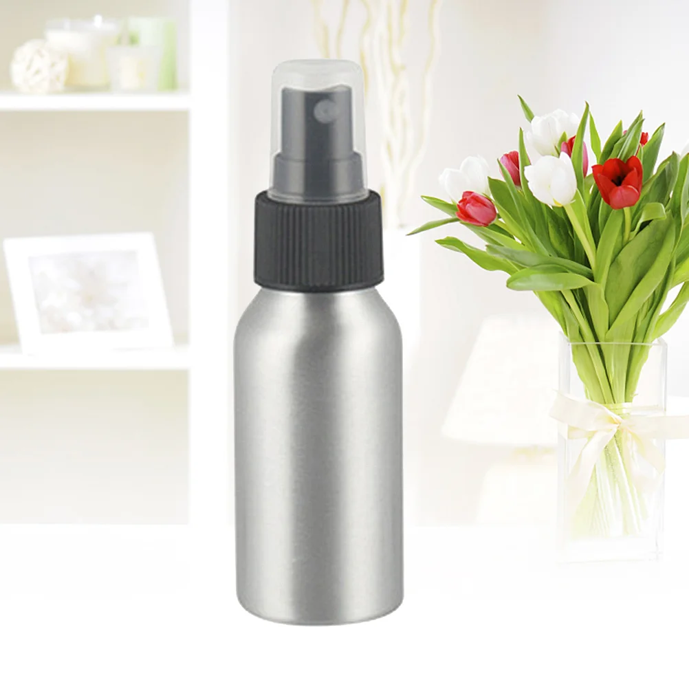 

50 Ml Refillable Perfume Bottle Aluminum Spray Travel Bottles Toiletries Empty Fine Mist