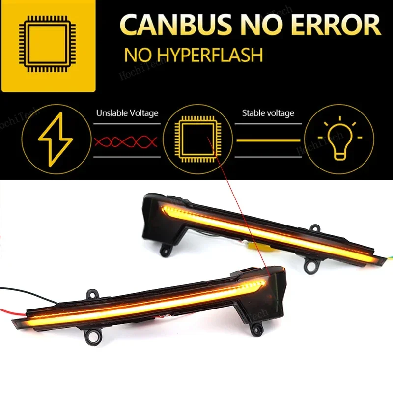 2 шт. дымчатые линзы боковое зеркало последовательный указатель поворота для Seat