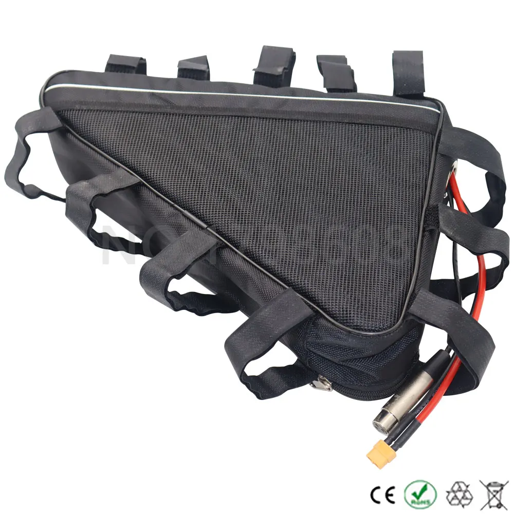 Треугольная электрическая велосипедная батарея 48 в 15 Ач 1000 Вт для Bafang 750 Вт/1000