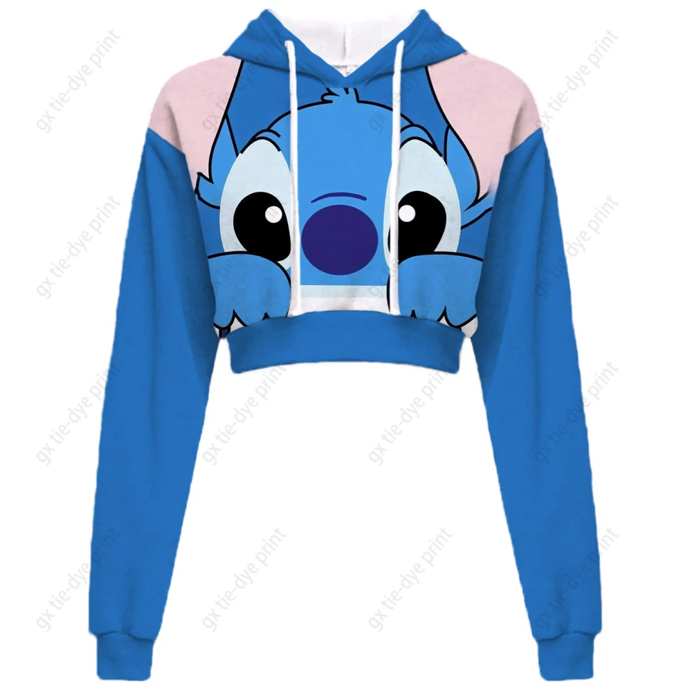 

Худи женское из полиэстера с длинным рукавом и принтом в виде пупка