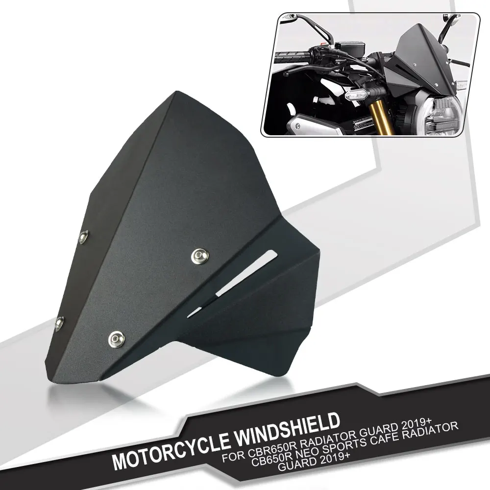 

CBR650R CB650R Neo Sports Cafe 2019+ Spoiler Windscreen Visor Deflector Windshield Motorcycle For Honda CB CBR CB650 CBR650 650R