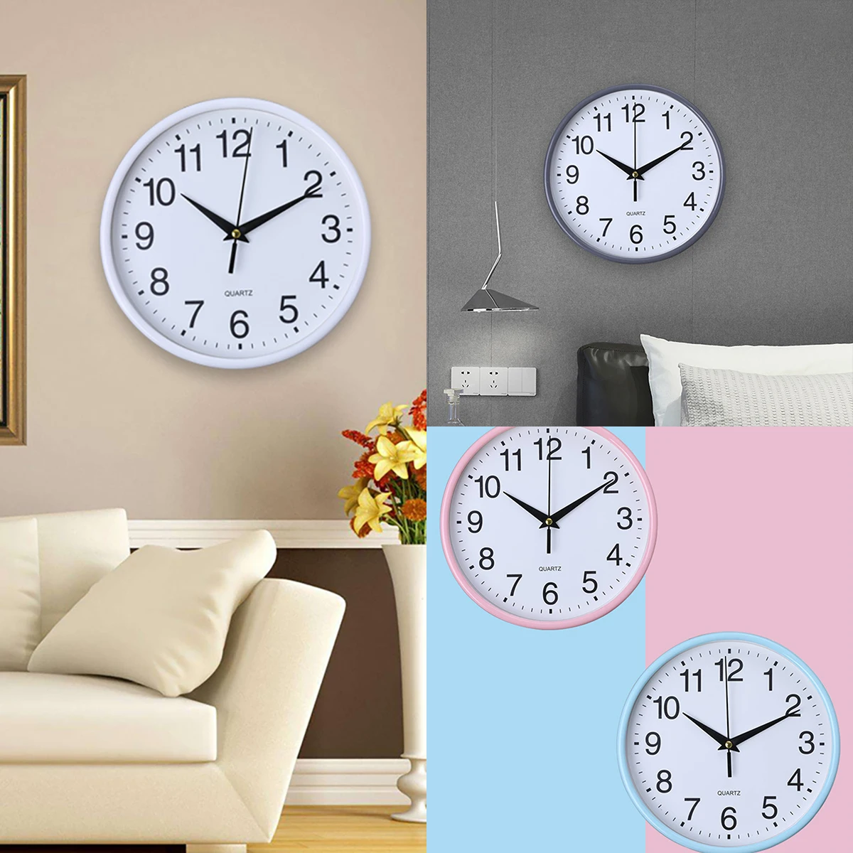 Бытовые гостиные кабинет круглые настенные декоративные часы на присоске