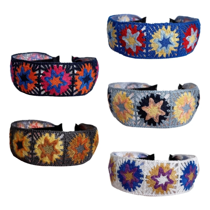 

Fashion Headbands Elegant Wide Headband Vintage Headwear Durable Hair Supplies