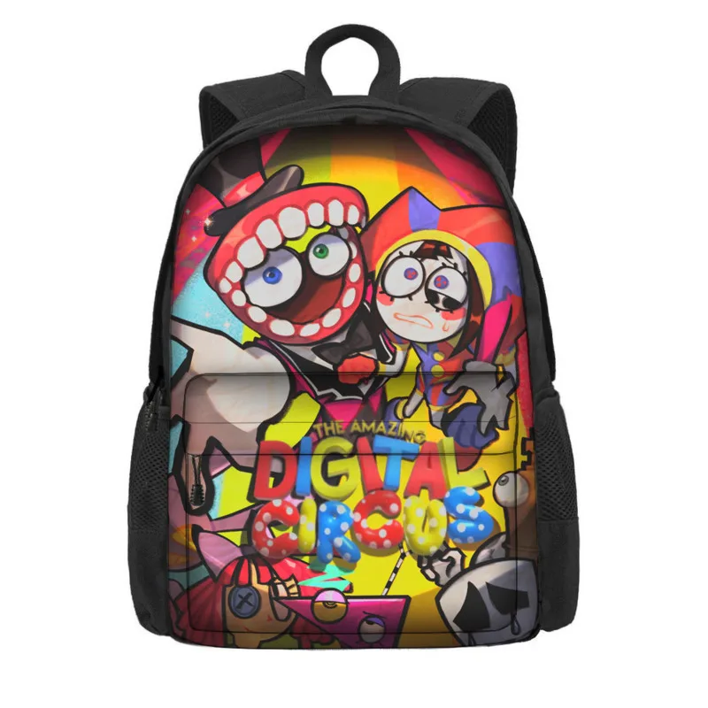 

Удивительный рюкзак для цифровой труппы, мультяшный цирковый школьный ранец для мальчиков и девочек, детская дорожная походная сумка на ремне
