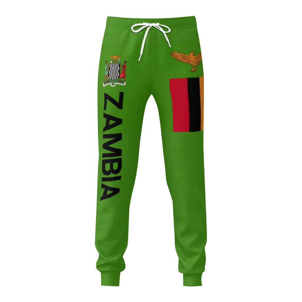 Мужские спортивные штаны с карманами и флагом Замбии Джоггеры для мужчин мужские