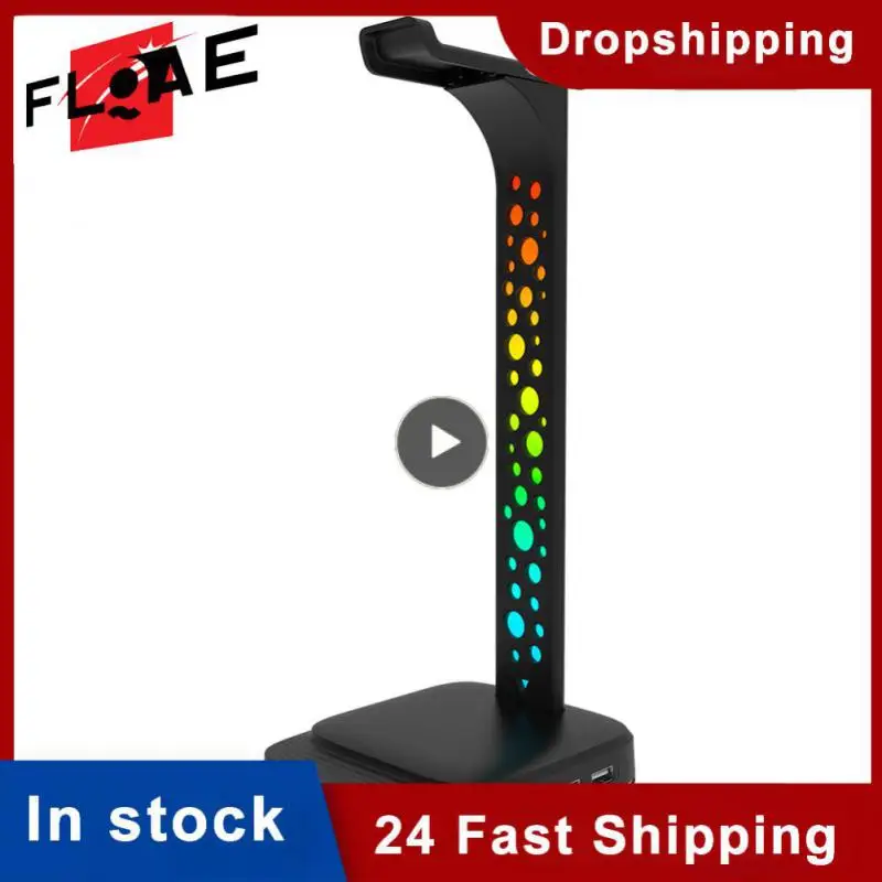 

Headphone Hook For Ps5 Gaming Headset Hanger Holder Rgb Luminous Pc Gamer Accessories Headphone Stand Rgb Headphone Stand