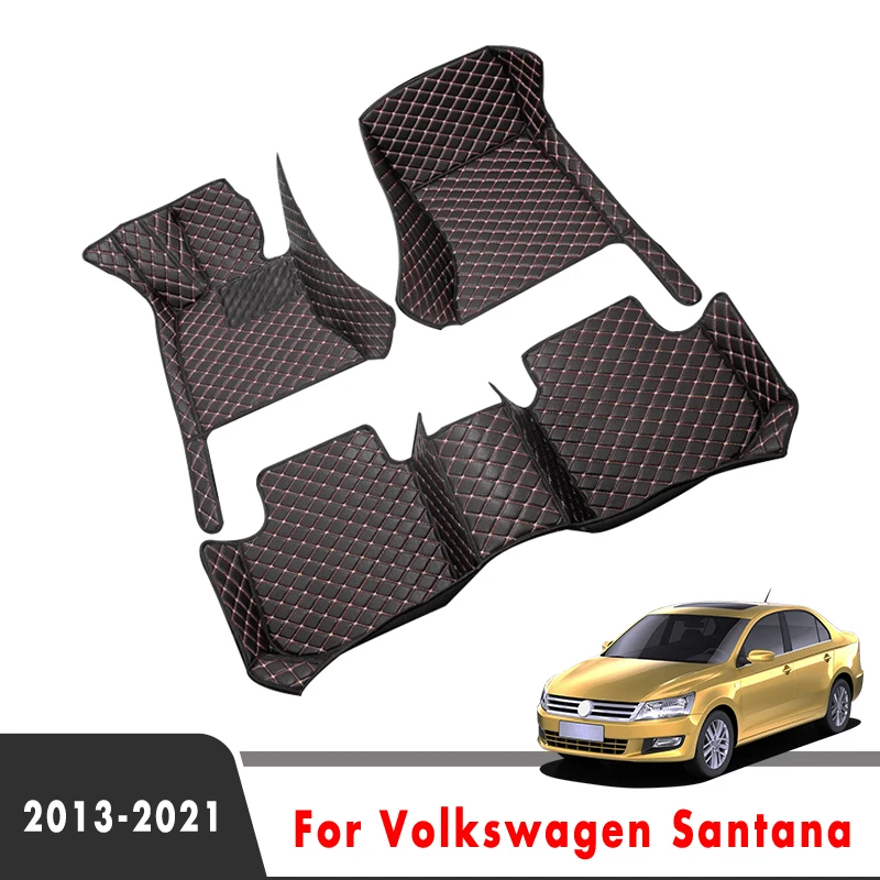 

Автомобильные коврики для Volkswagen VW Santana 2021 2020 2019 2018 2017 2016 2014 2013, коврики, аксессуары для ног, детали интерьера