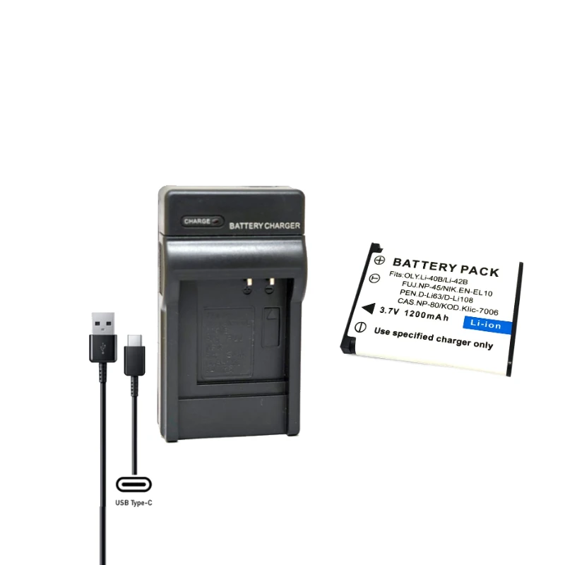 Фото NP-45 NP-45A Аккумулятор для камеры или USB-зарядное устройство для Fujifilm FinePix JX200 JX205 JX250 JX255 JX280 JX300 JX305 JX350 JX355 JX360 №5