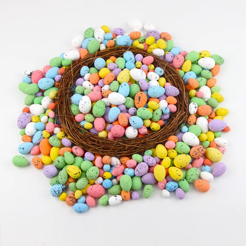 

50pcs Easter Eggs DIY Craft Gift Hanging Ornament Happy Easter Decoration 2023