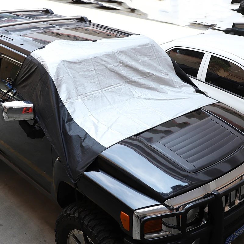 

Car Auto Snow Ice Protector Visor Sun Shade Fornt Windshield Cover Shields Sunshades Auto Accessories For Hummer H2 H3