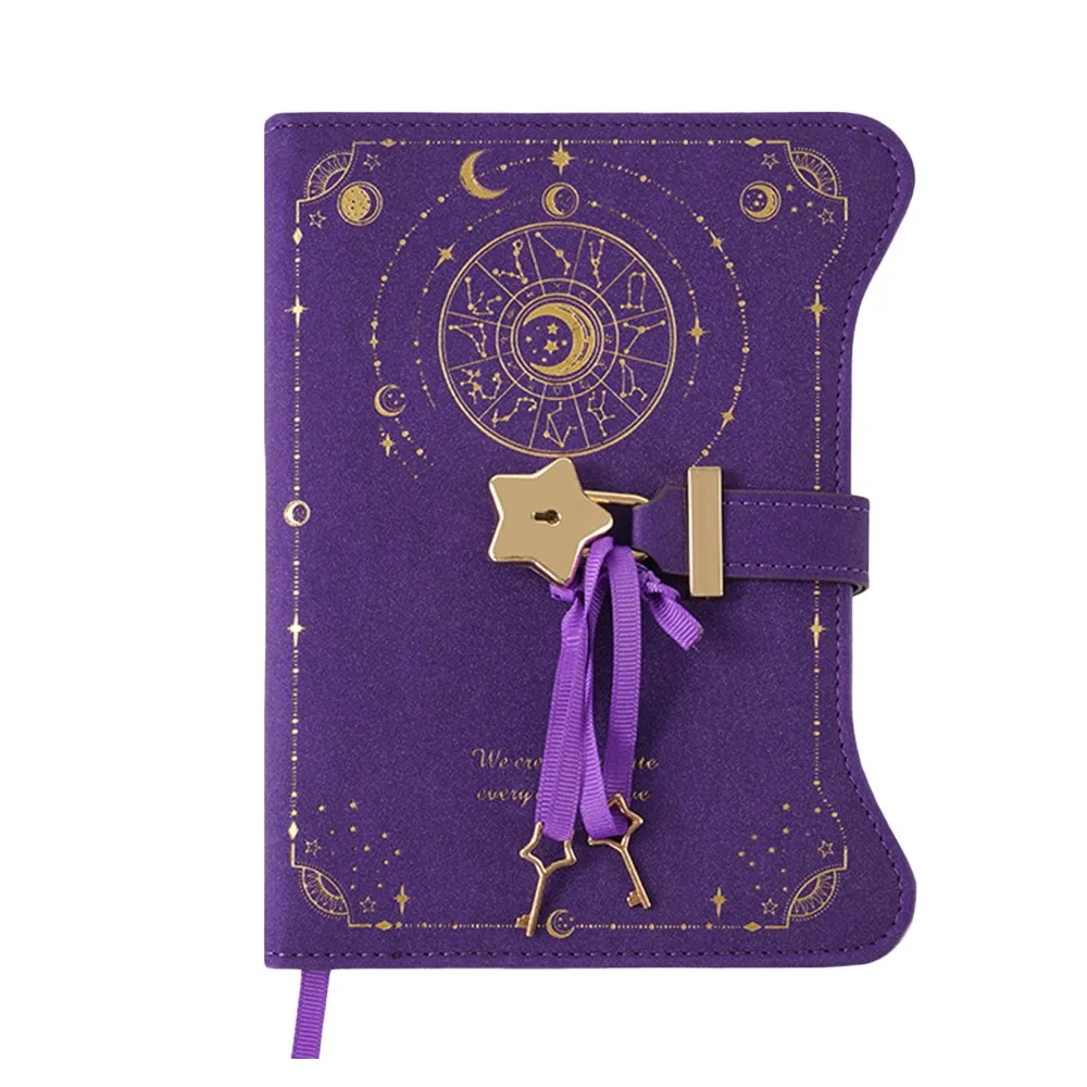 

Деловой блокнот из искусственной кожи с замком