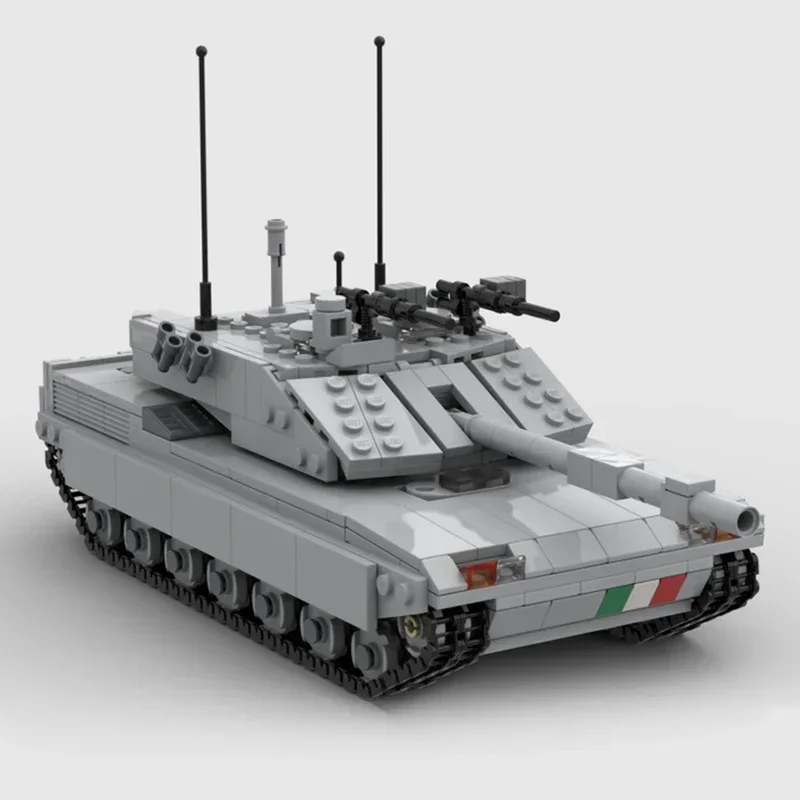 Модель военного автомобиля Moc строительные кирпичи C1 MBT Battlefield танк технология
