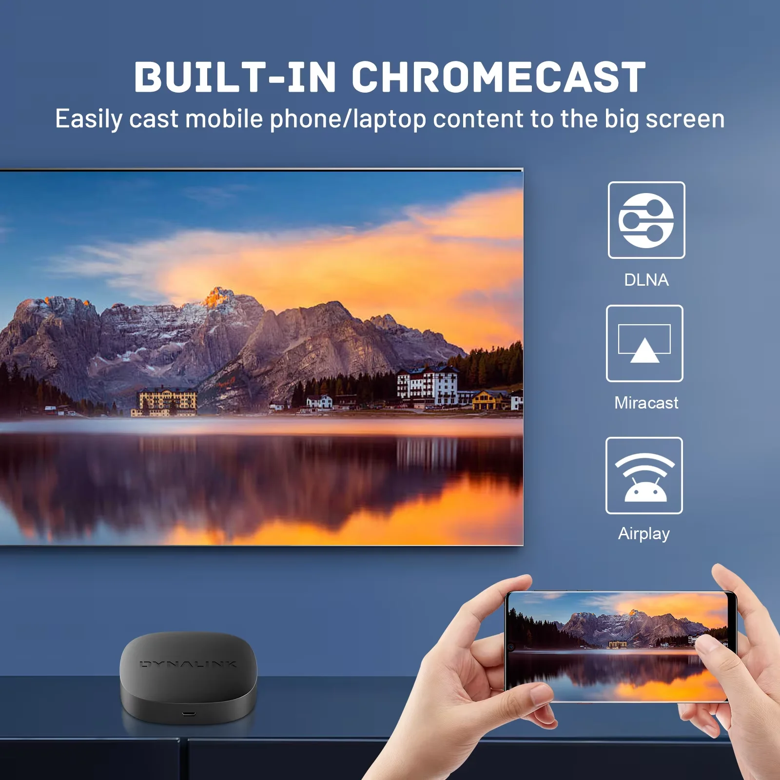 Умная ТВ-приставка Kinhank Android S905Y4 WiFi6 с Netflix 4K