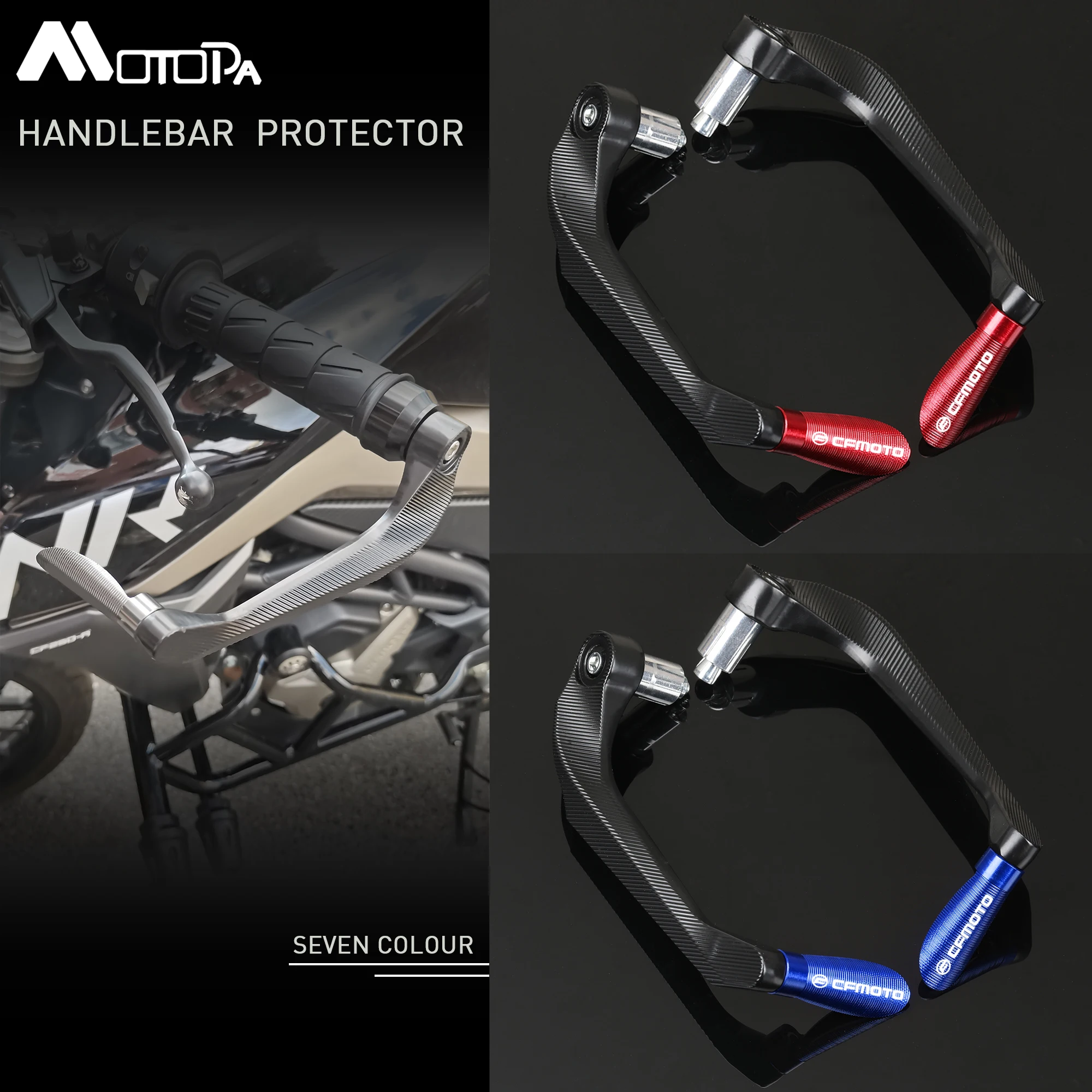 

For CFMOTO 400GT 650GT 400 650 GT Motorcycle CNC Aluminum Handlebar Handguards Lever Bar End Hand Guard Protector