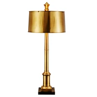 china factory led table lamp with direct price modern style brass deco desk light for bedroom livingroom manufacturer