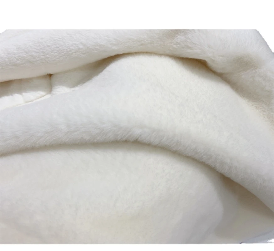 Long Faux Fur Coat Mink Double Faced Fur Autumn Winter Jacket Women 2022 Solid Pockets Loose Thick Warm Parkas Famale Clothing