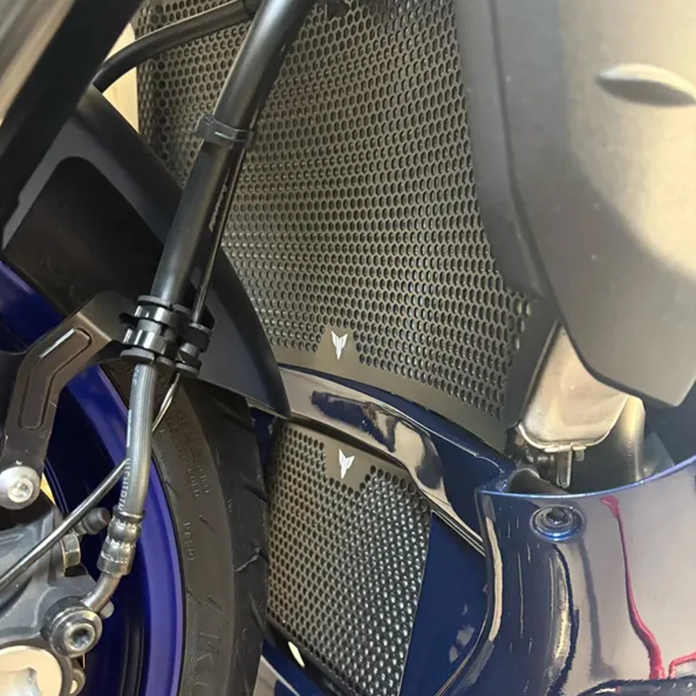 Фото MT-10 SP 2022 2023 2024 2025 для Yamaha MT 10 MT10 FZ 10 FZ-10 2016-2020 21 решетка радиатора мотоцикла, крышка масляного охлаждения №1