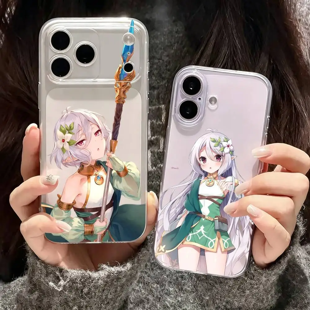 Фото Чехол Kokkoro Princess Connect Re:Dive для iPhone 17, 16, 15, 14, 13, 12, 11 Plus, Pro Max, мягкий прозрачный чехол №1