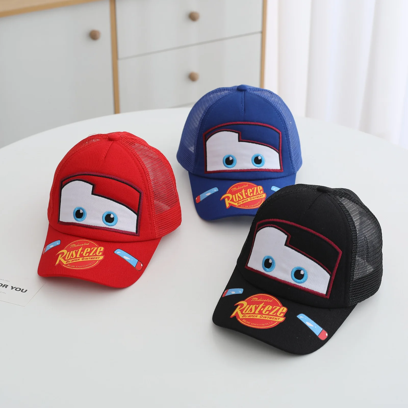 MINISO New Lightning McQueen Мужская и женская шляпа от солнца Бейсбольная кепка с рисунком CARS