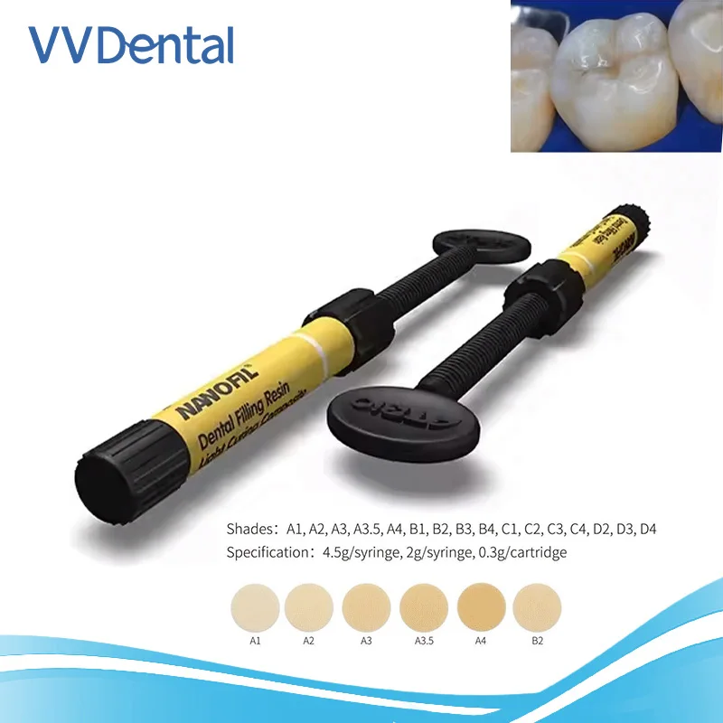 VVDental зубной наполнитель полимерный материал универсальный композитный