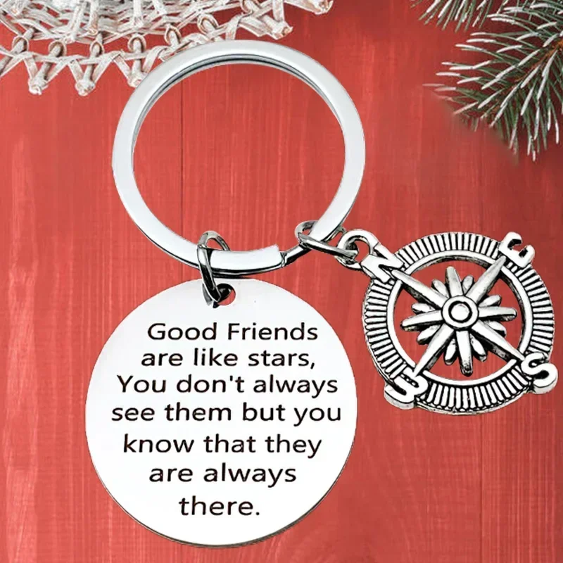 Металлический брелок Хорошие друзья как звезда кулон подарок лучшему другу с