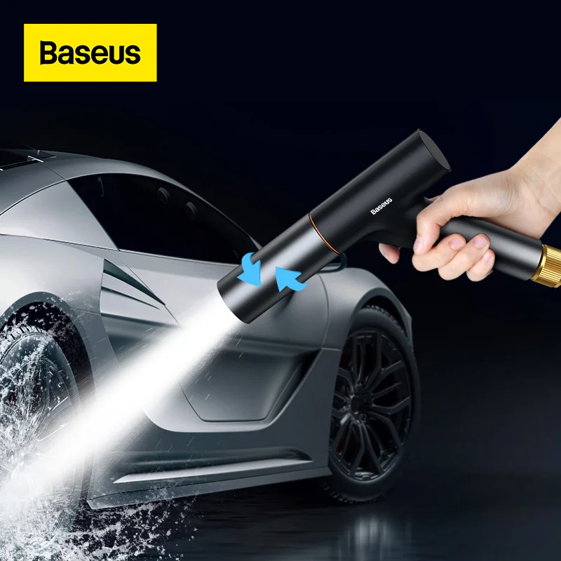 

For Baseus Car Wash Gun Washer Spray Nozzle High Pressure Cleaner For Auto Home Garden Cleaning Car Washing Accessories
