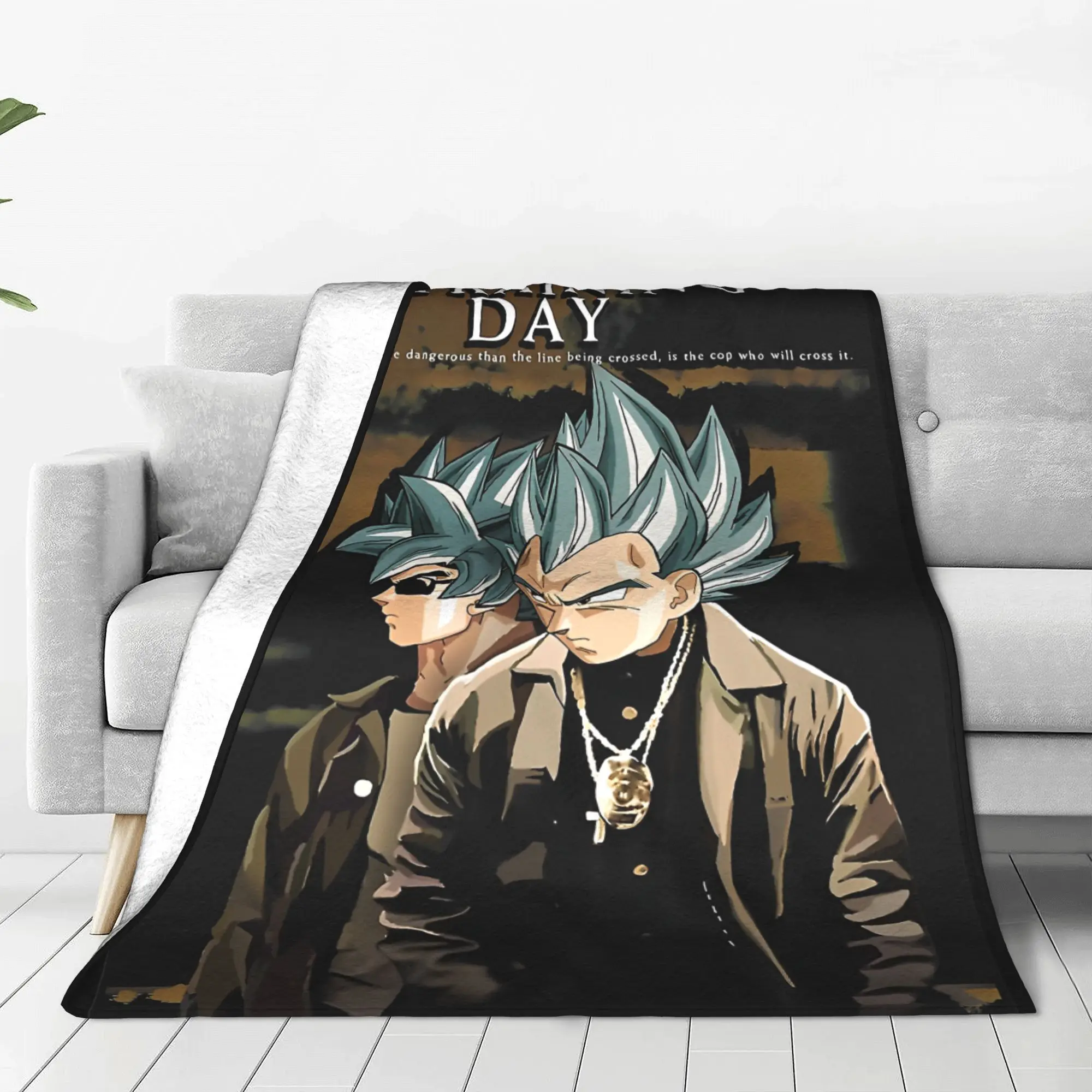 Одеяло Training Day Dragon Ball Z флисовое мягкое одеяло для путешествий в самолете коврик