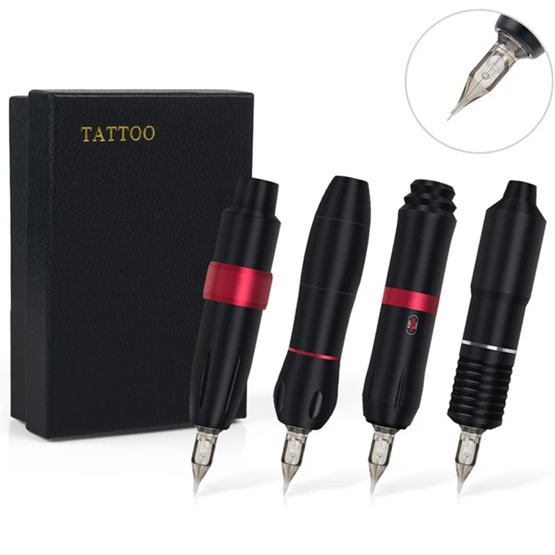Mini Rocket Tattoo Pen RCA Connector Short Rotary Tattoo Pen Cartridge Machine Professional Body Tattoo Permanent Makeup