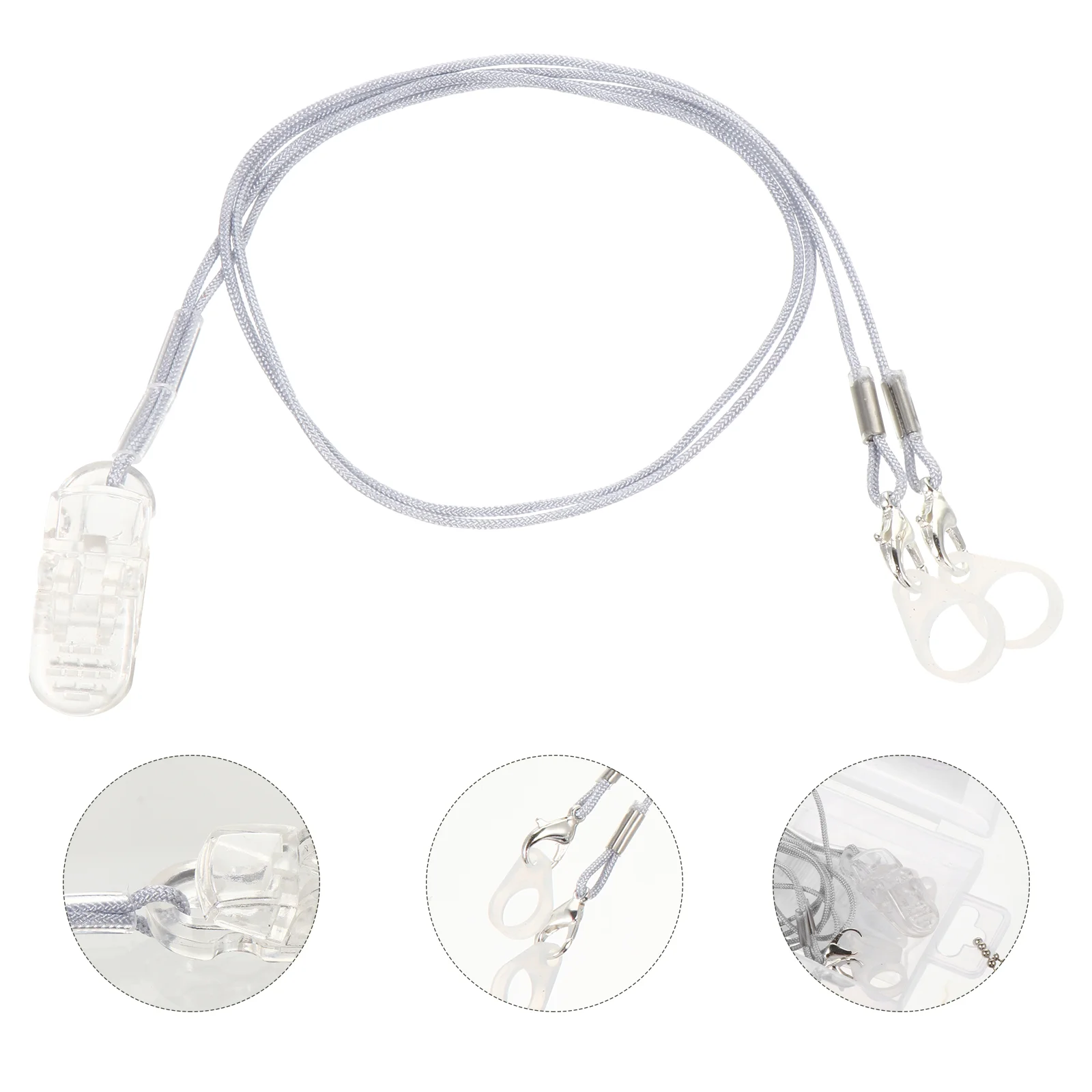 

1 Set Hearing Aids Clip Hearing Aids Clips for Kids Lanyard for Adults Cord Retainer Clip Leash Accessories