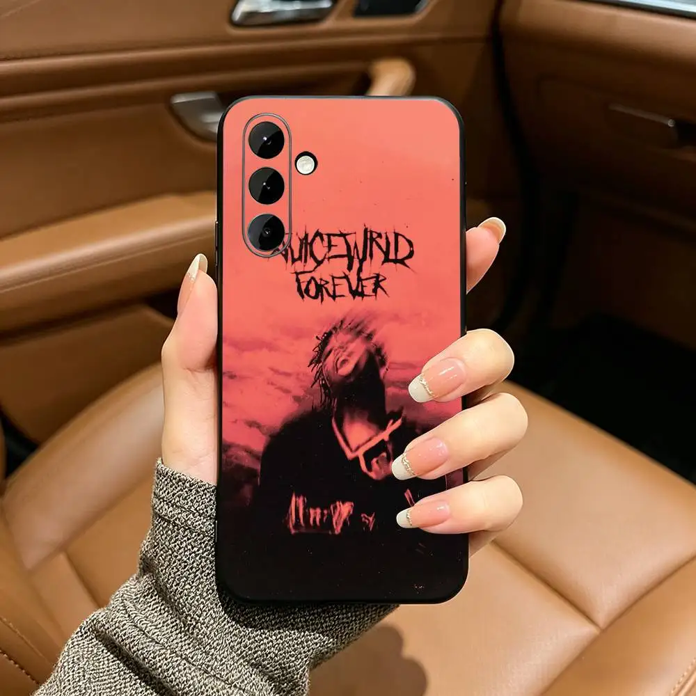 Фото Мягкий силиконовый чехол для телефона Dark Hip Hop 999 J-Juice -W-Wrld для Samsung Galaxy A73/A71/A72/A70/A53/A52/A51 - черный №5