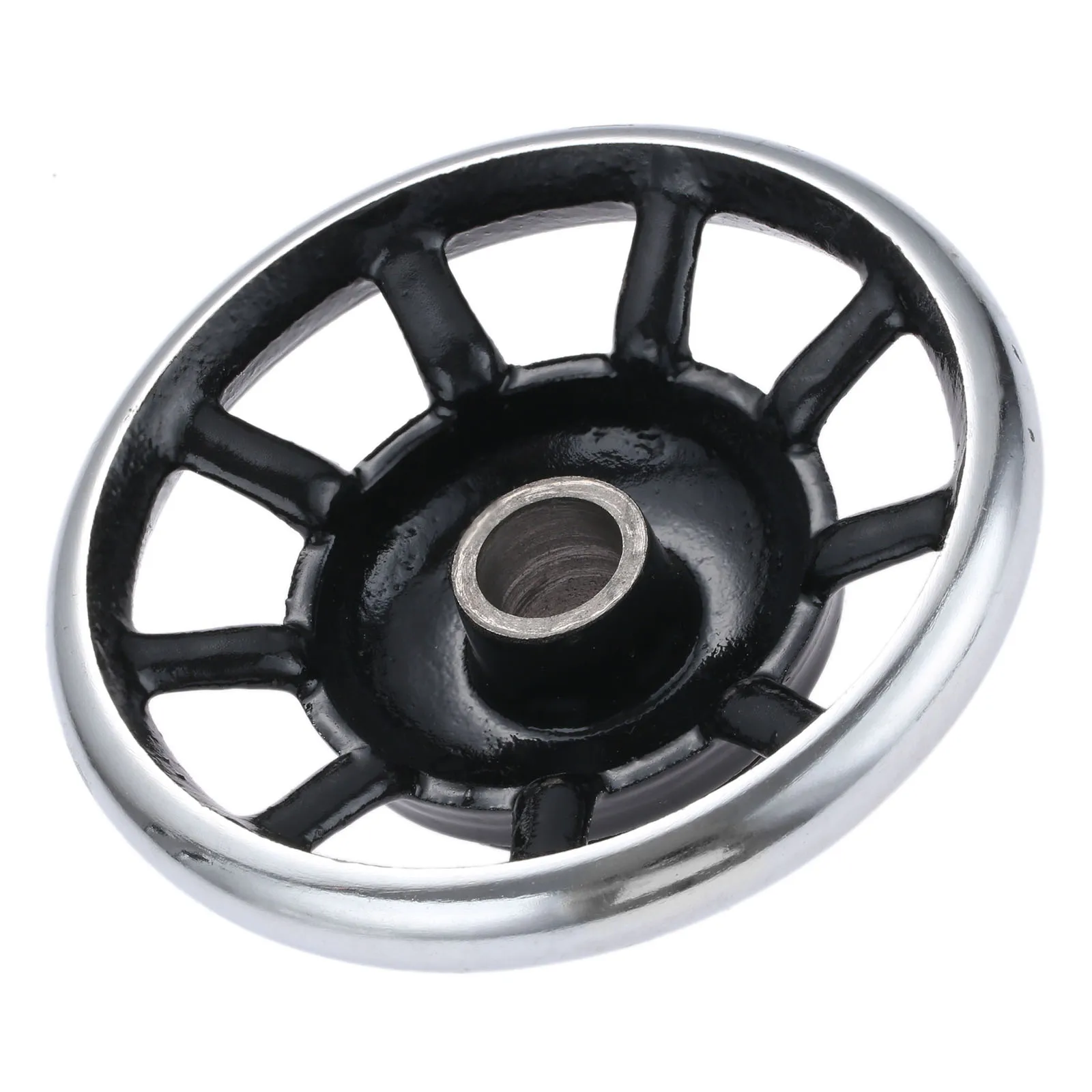 

1Pc 14cm Metal Sewing Machine Spoke Hand Wheel Replacement for Old Fashioned Pedal Household Sewing Machine Parts,Fit 20mm Shaft