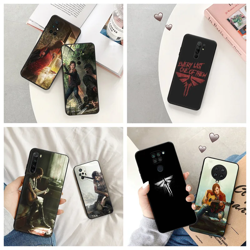 

The Last of Us Ellie Silicone Black Phone Cases for Redmi Note 9 9T 9S 8T 7 8 Pro 6 6A 8A 7A 9A 9C 9i K40 K40S Soft Cover